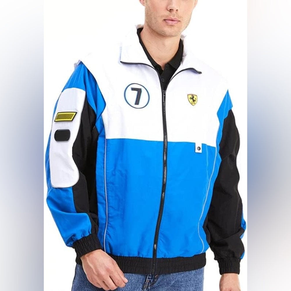 Puma Ferrari windbreaker zip up Sz various