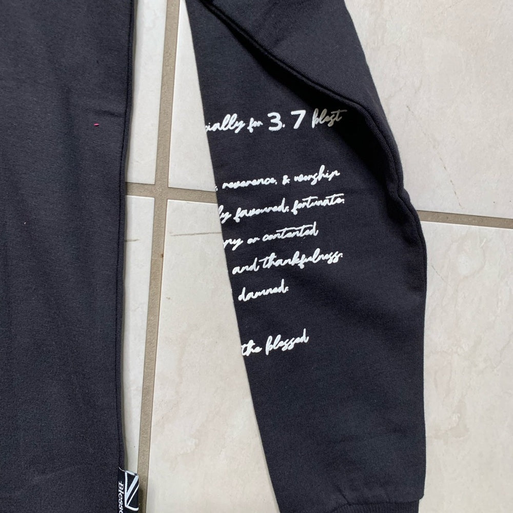 Blessed long sleeve graphic paint tee