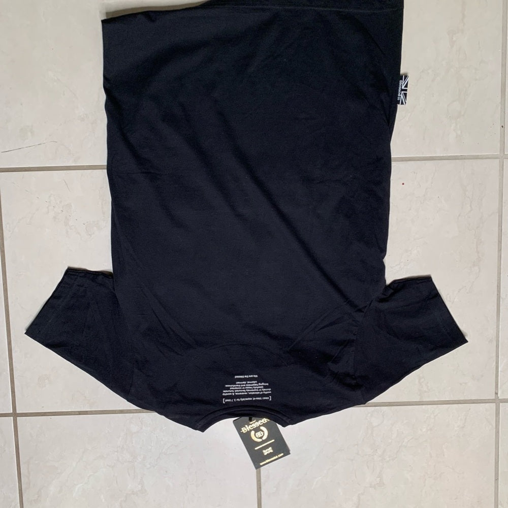 Black graphic tee Sz M blessed brand