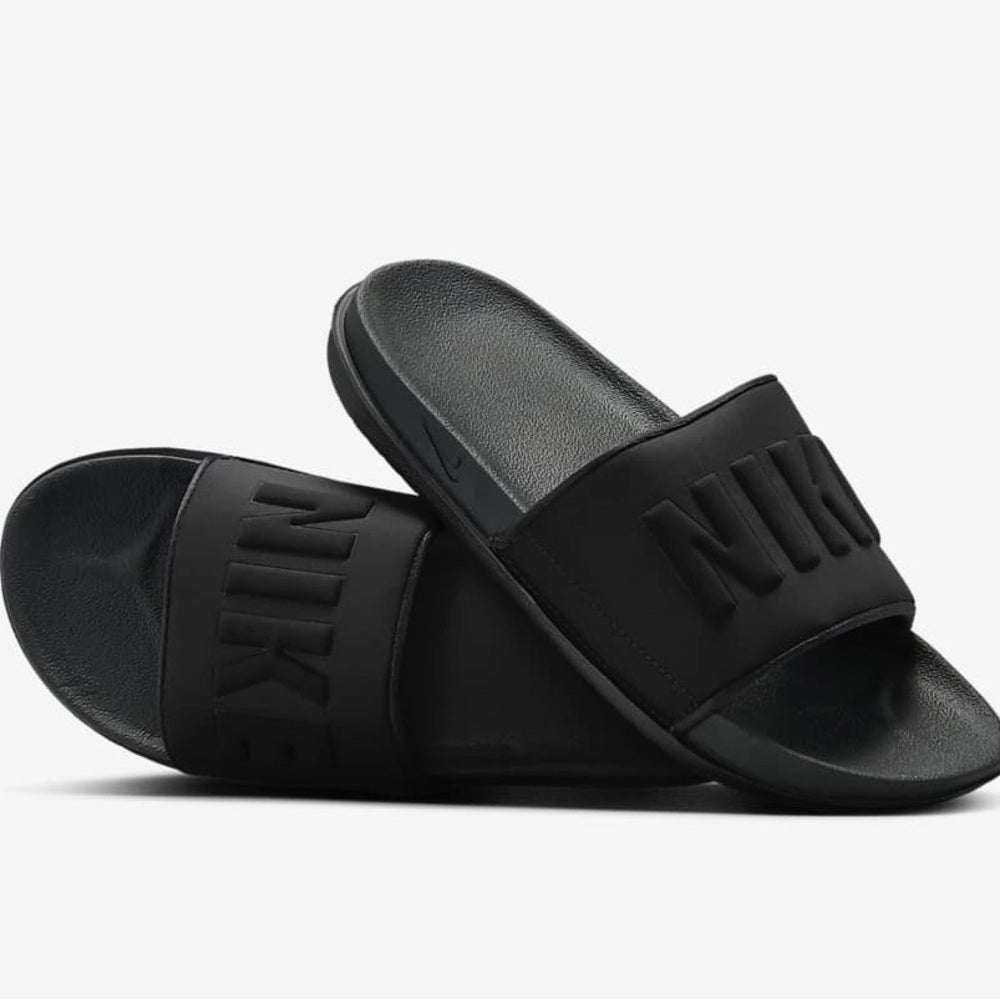 Sz Various Nike slides black big kids