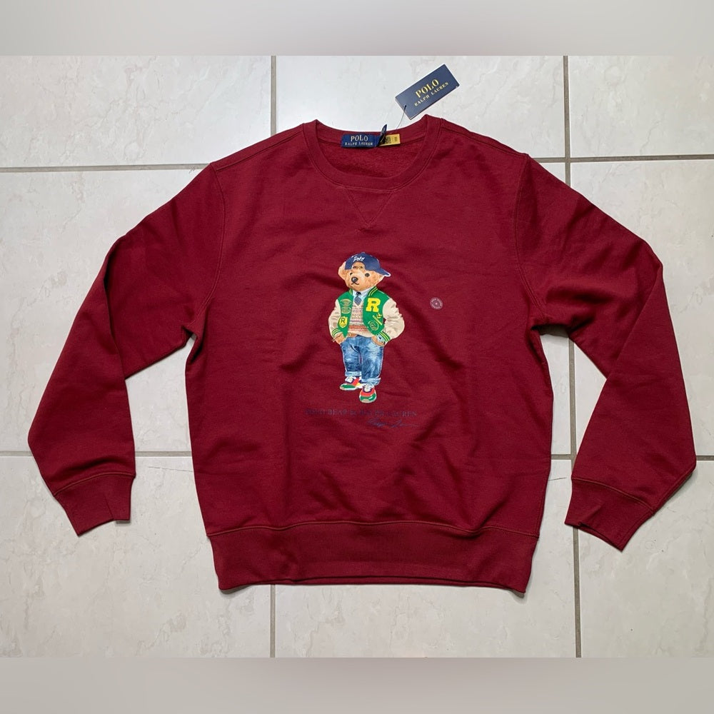 Polo by Ralph Lauren Men's Burgundy Sweater