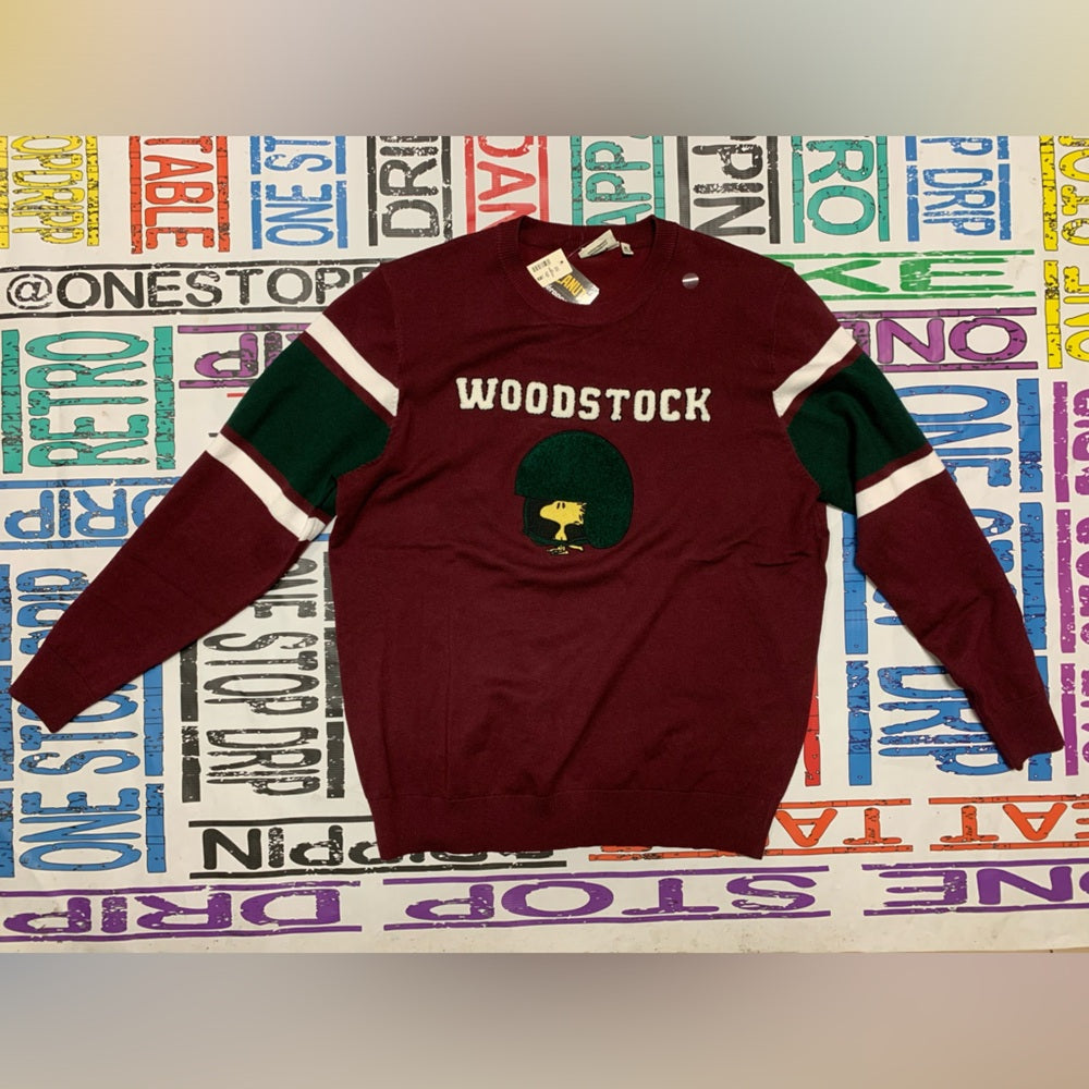 Woodstock Maroon Sweater Sz various  unisex