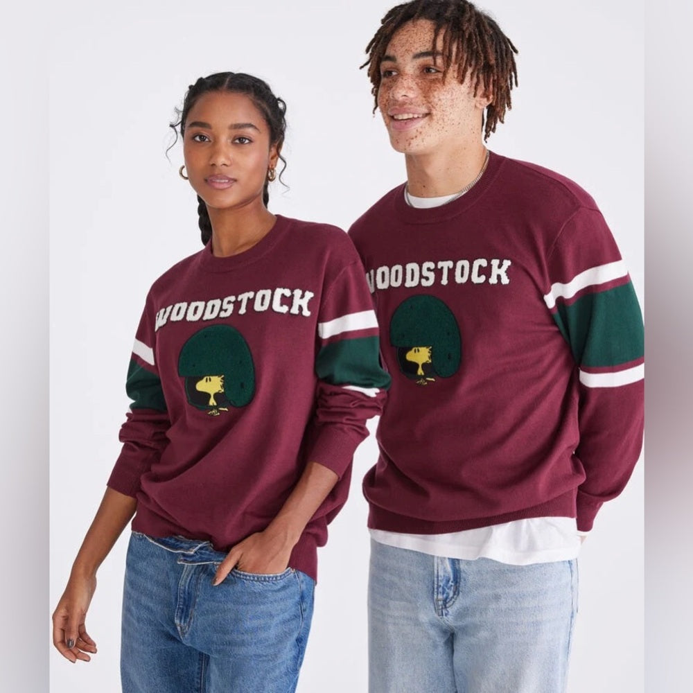 Woodstock Maroon Sweater Sz various  unisex