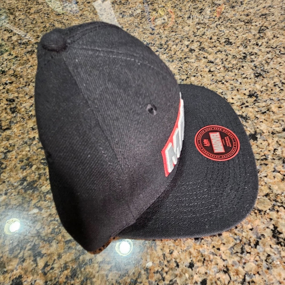 Marvel Black Snapback Hat