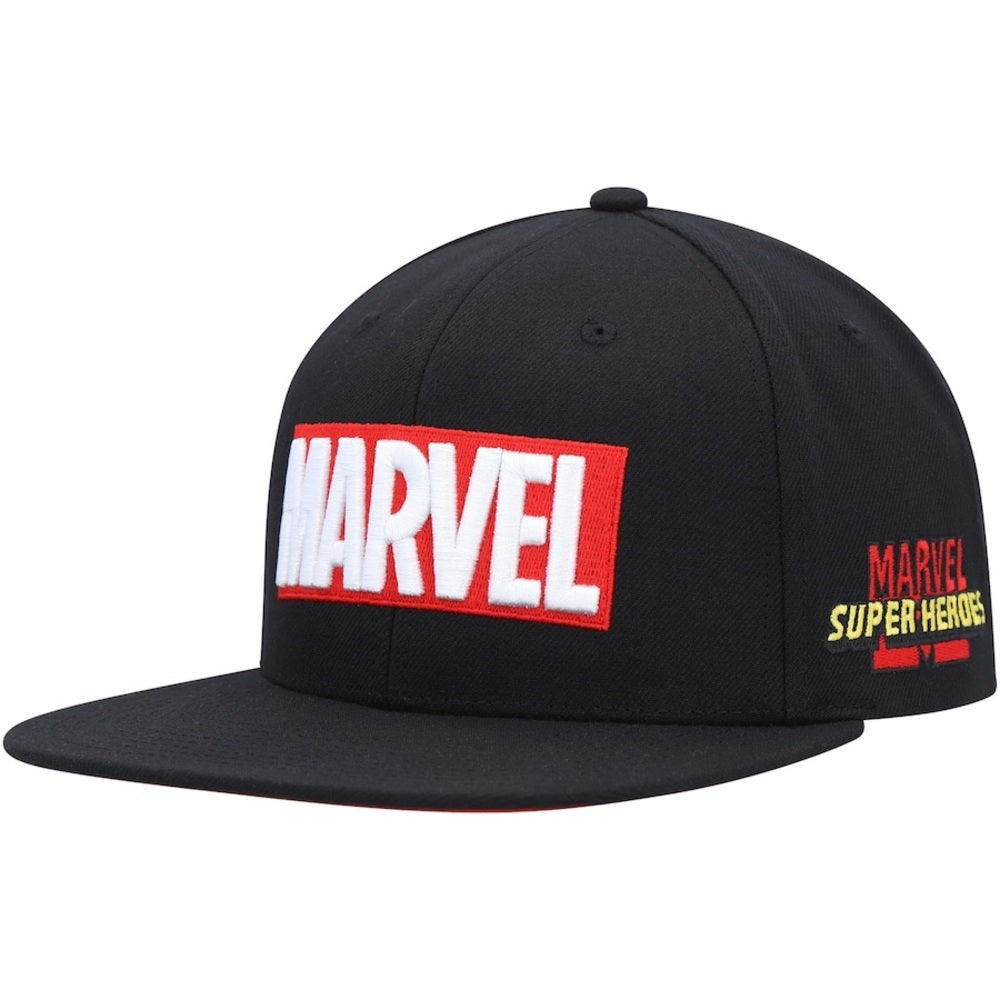 Marvel Black Snapback Hat