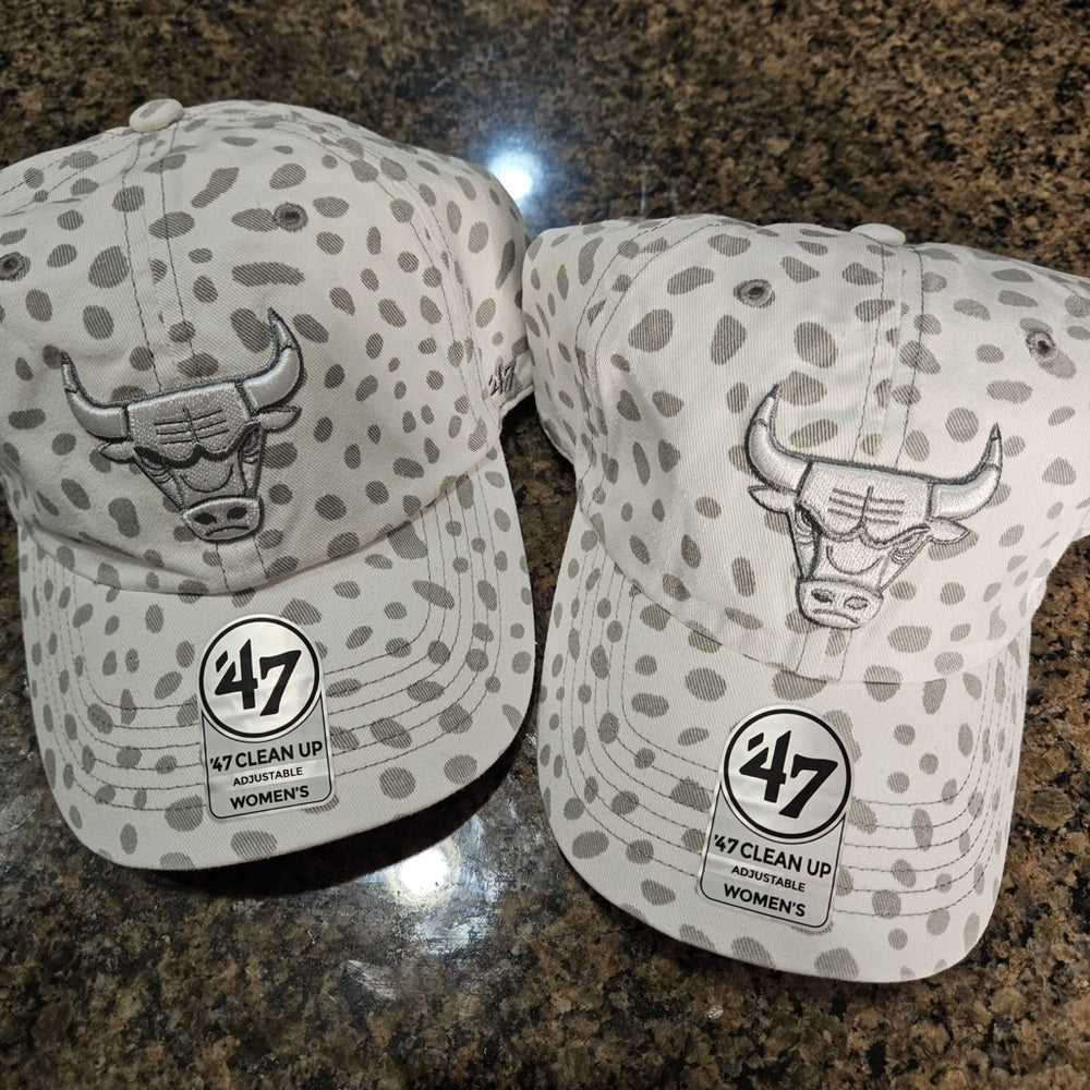 47 Brand Women's Adjustable Cap - Grey Chicago bulls