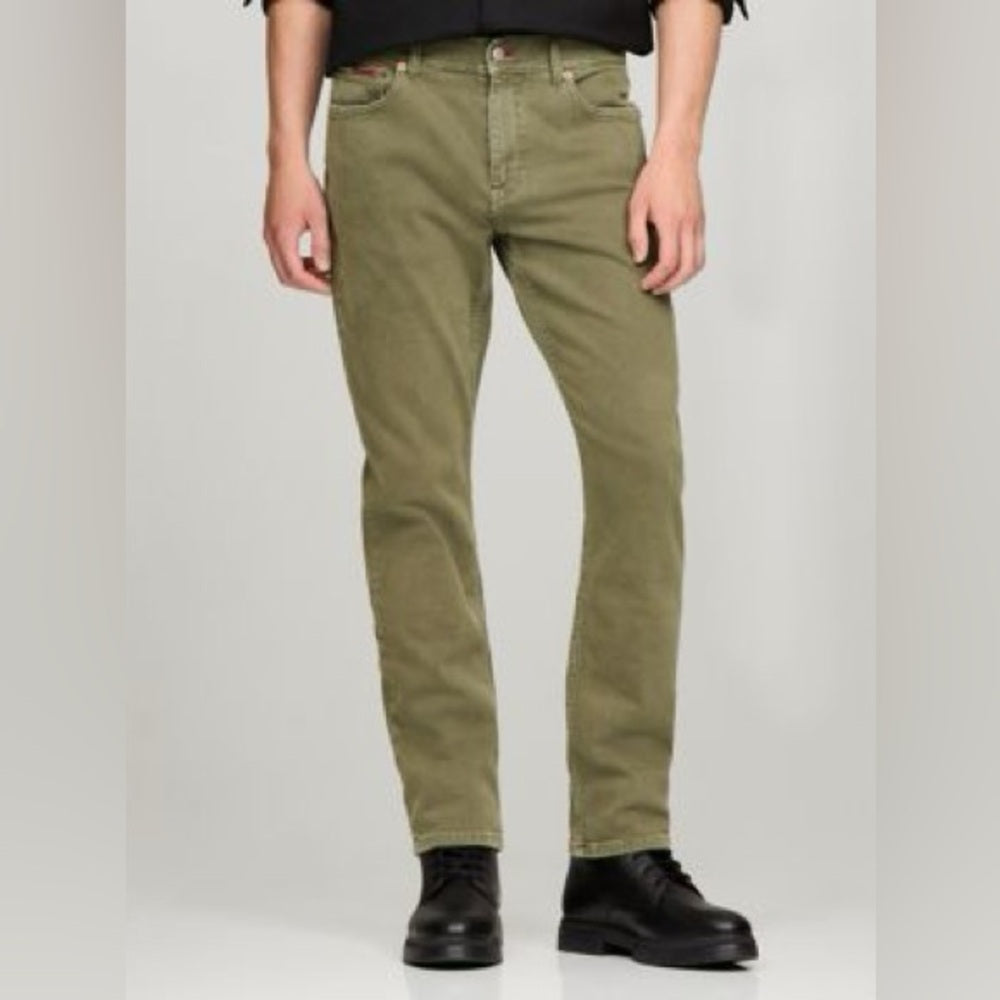 Tommy Hilfiger flex straight Olive Green Jeans Sz various