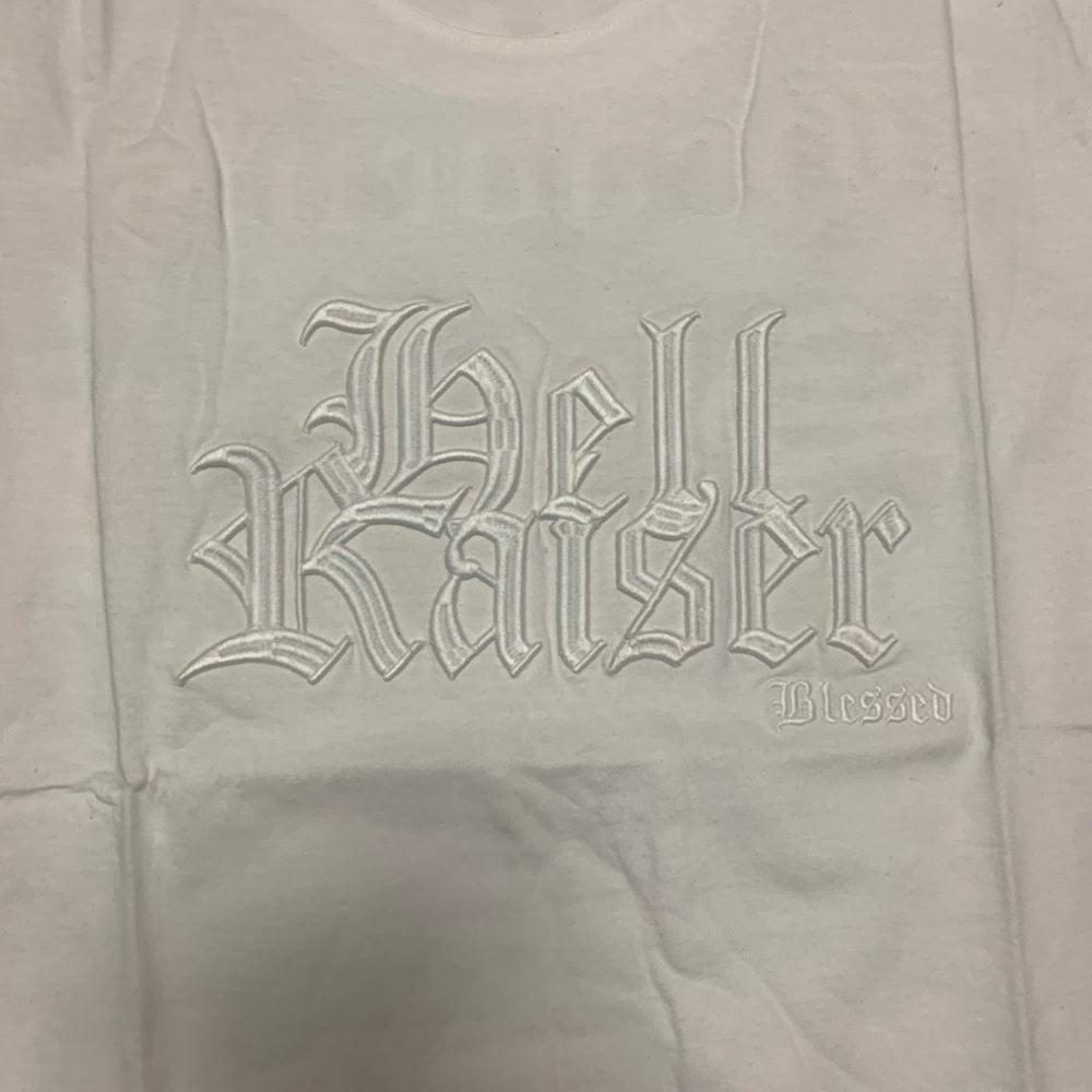 Blessed embroidered tee Sz med