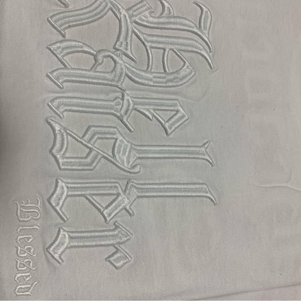 Blessed embroidered tee Sz med