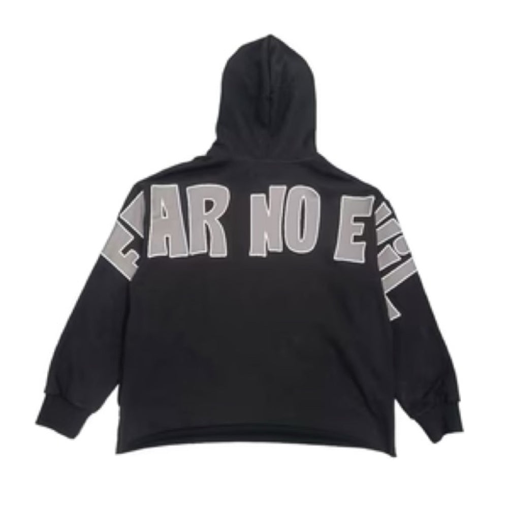 THE SYNDICATE FEAR NO EVIL HOODIE (BLACK/GREY)