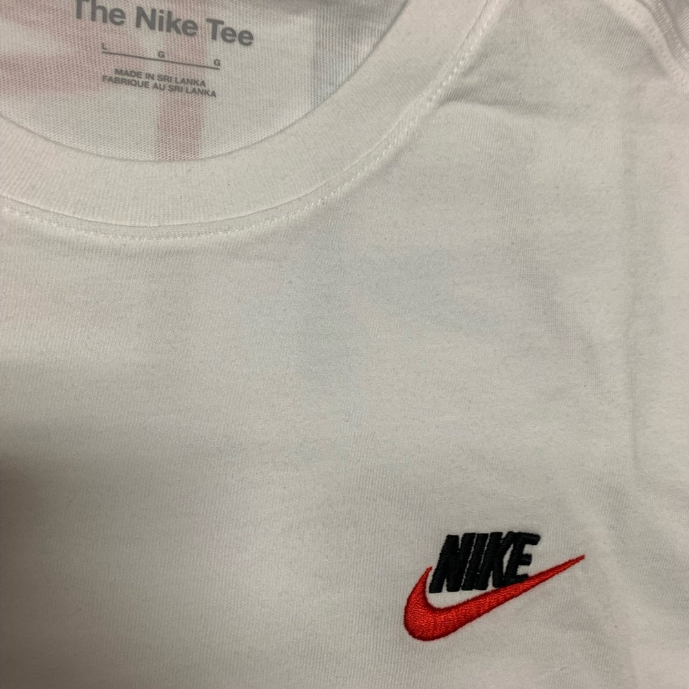 Nike Club Tee in White, Black, & University Red
Nike