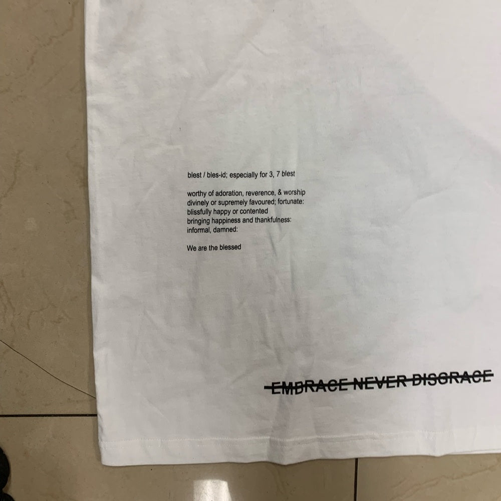 Blessed White T-Shirt Sz medium
