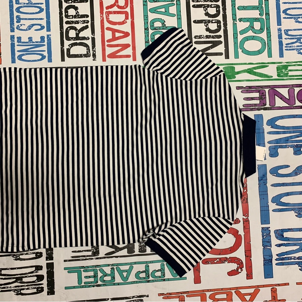 SZ VARIOUS Polo by Ralph Lauren Men's Striped Polo Shirt - Black and White