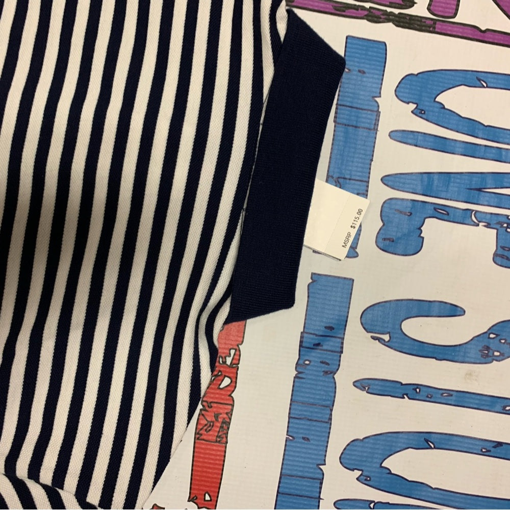 SZ VARIOUS Polo by Ralph Lauren Men's Striped Polo Shirt - Black and White