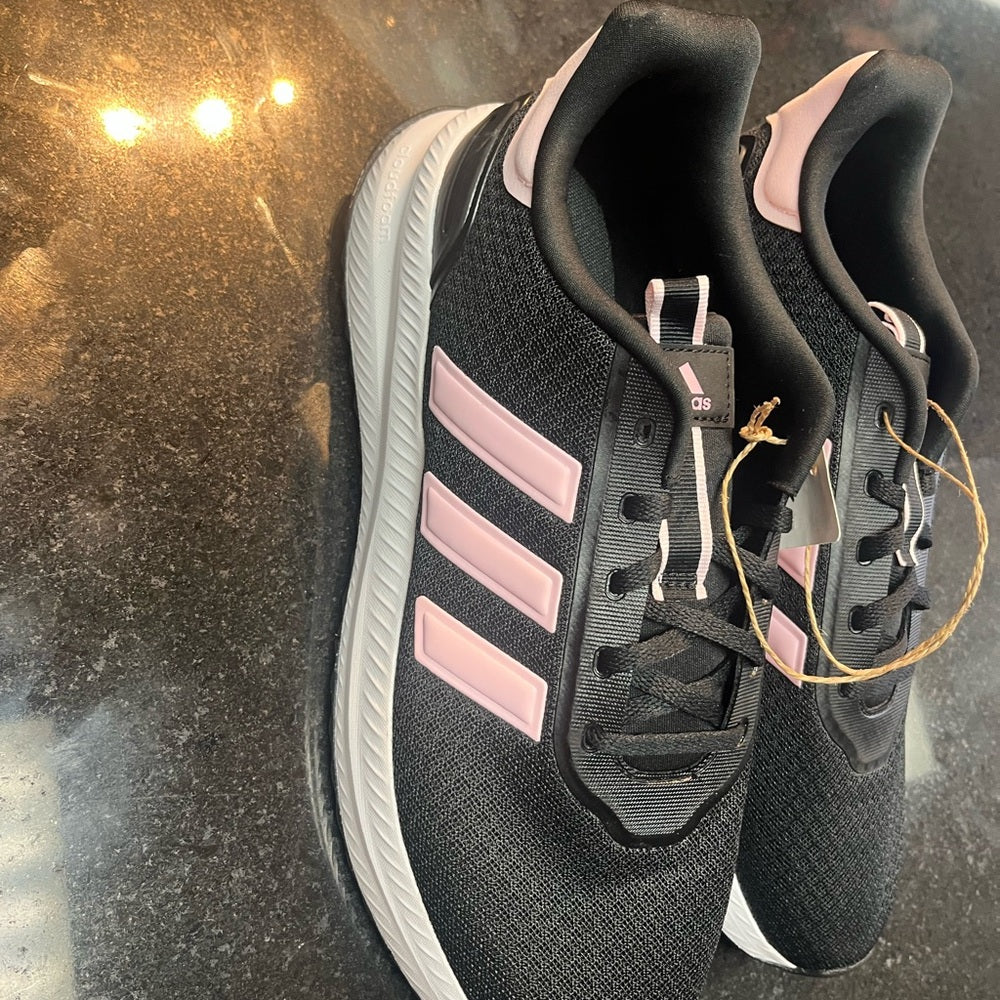 adidas Women's X_PLR Path Sneaker (Black/White/Black) Size 10