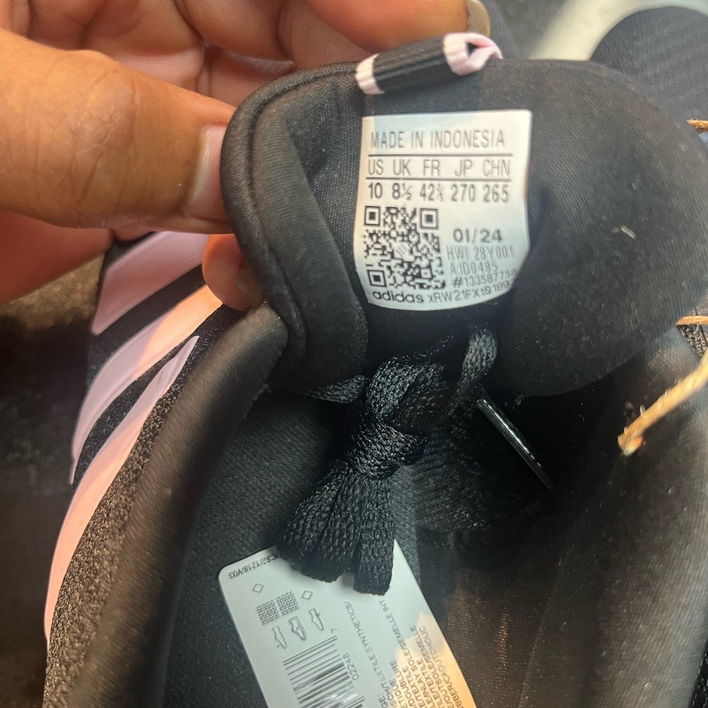 adidas Women's X_PLR Path Sneaker (Black/White/Black) Size 10