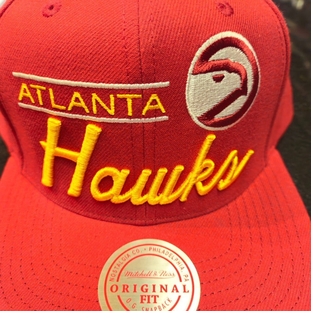 Atlanta Hawks Red Cap SnapBack one sz fits all