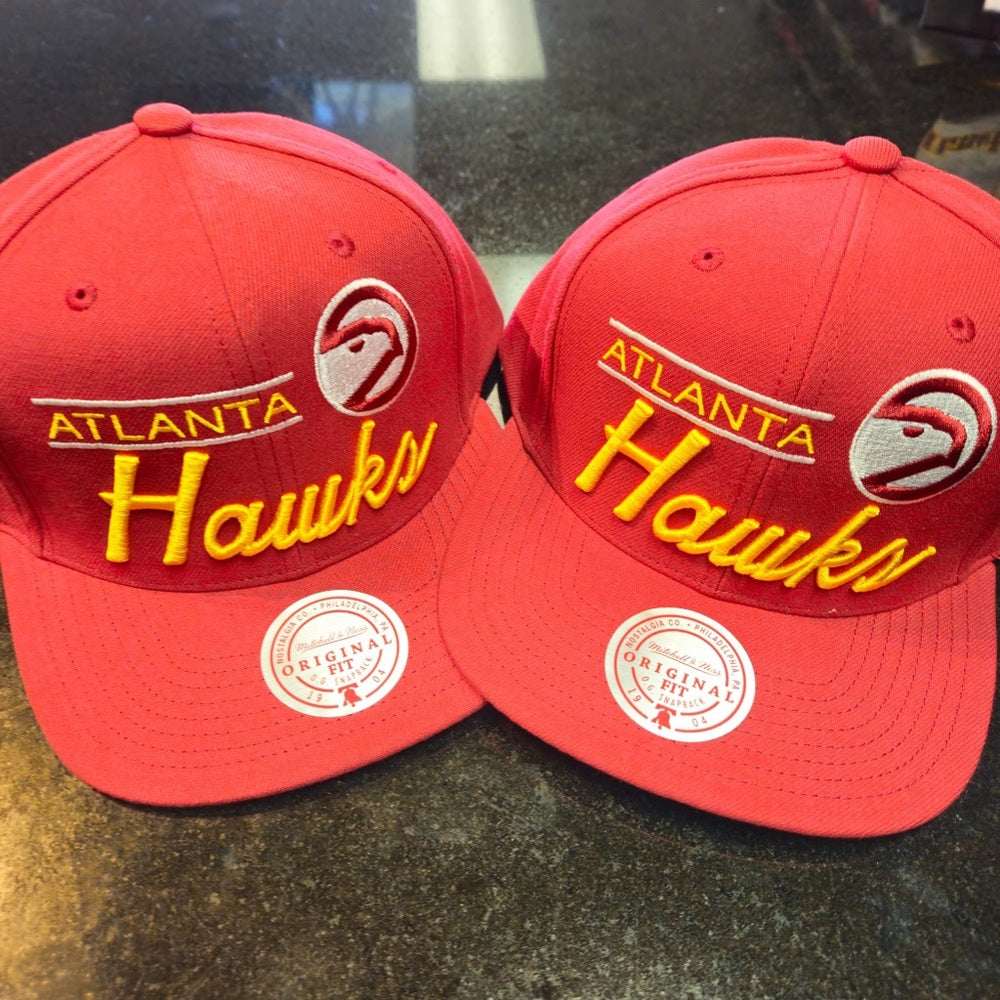 Atlanta Hawks Red Cap SnapBack one sz fits all