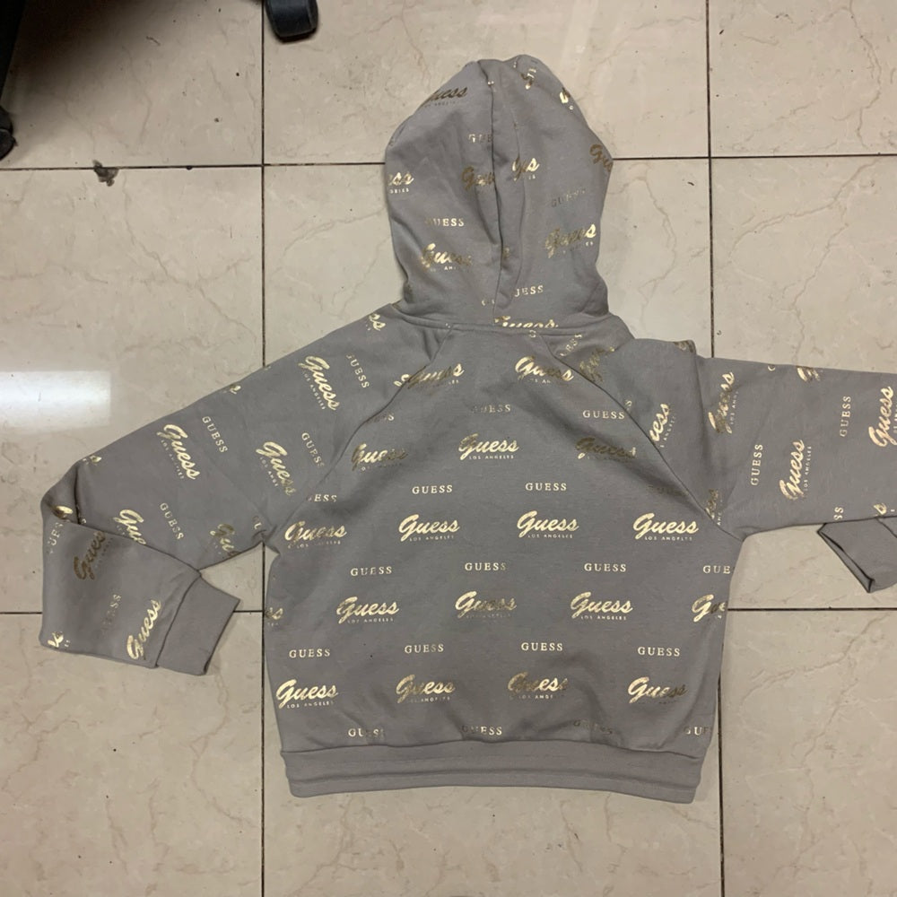 Guess Hoodie with Gold Logo Print