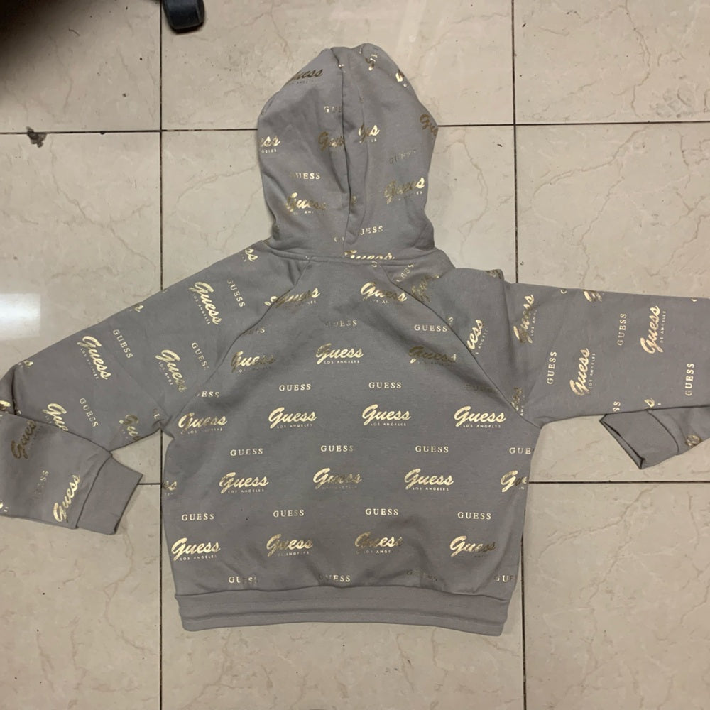 Guess Hoodie with Gold Logo Print