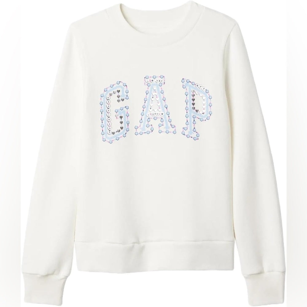 GAP Kids White Long Sleeve Top