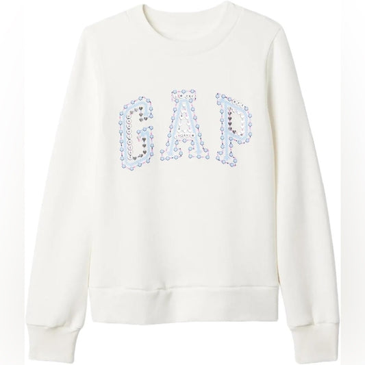GAP Kids White Long Sleeve Top