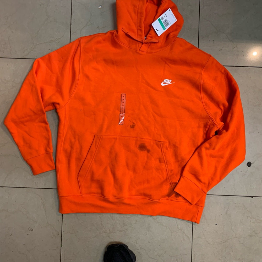 Nike Men's Orange Hoodie Sz xl