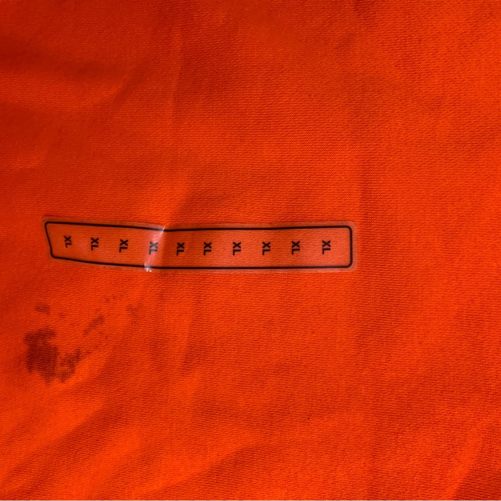 Nike Men's Orange Hoodie Sz xl