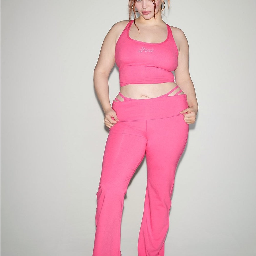 Pink Tank Top Sz various