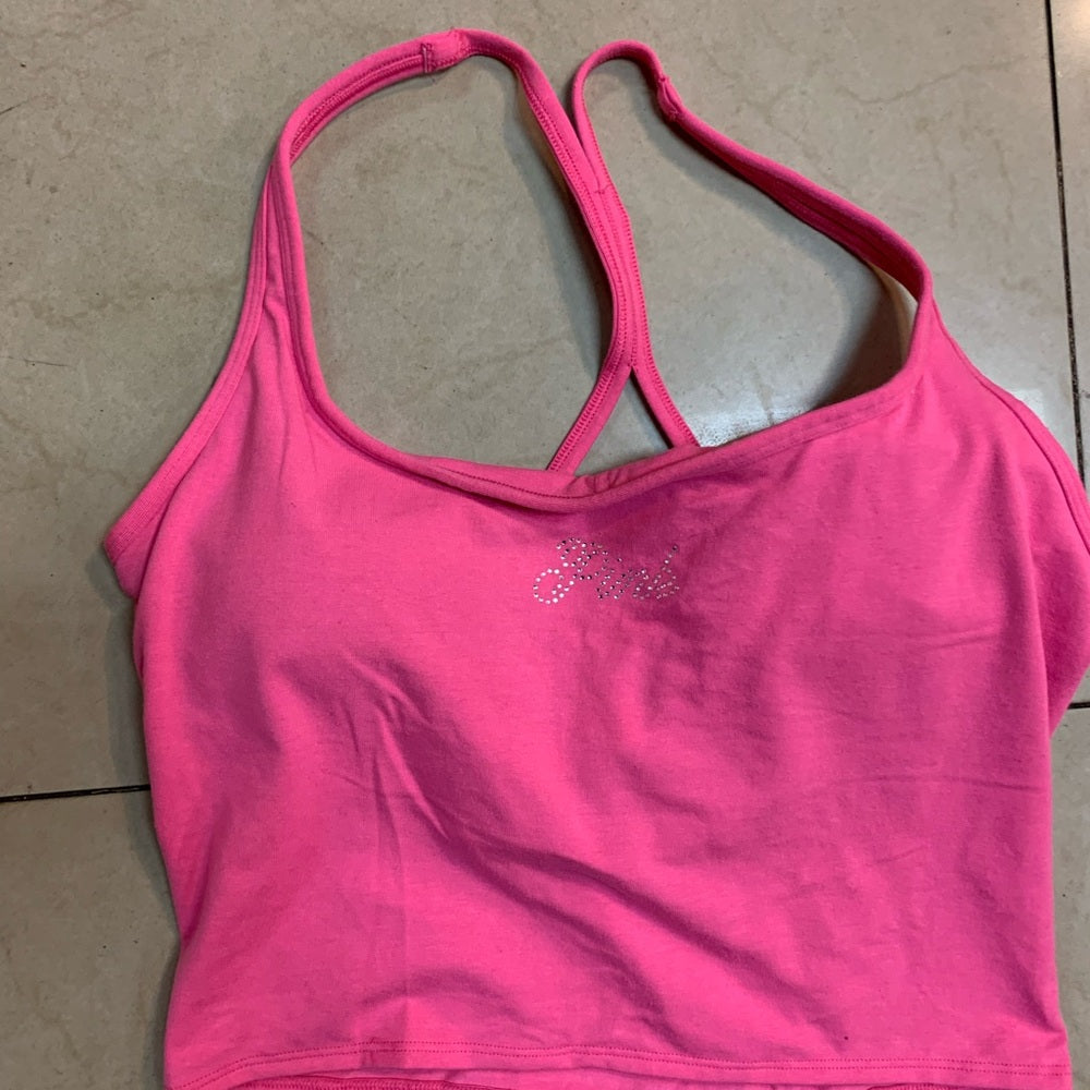Pink Tank Top Sz various