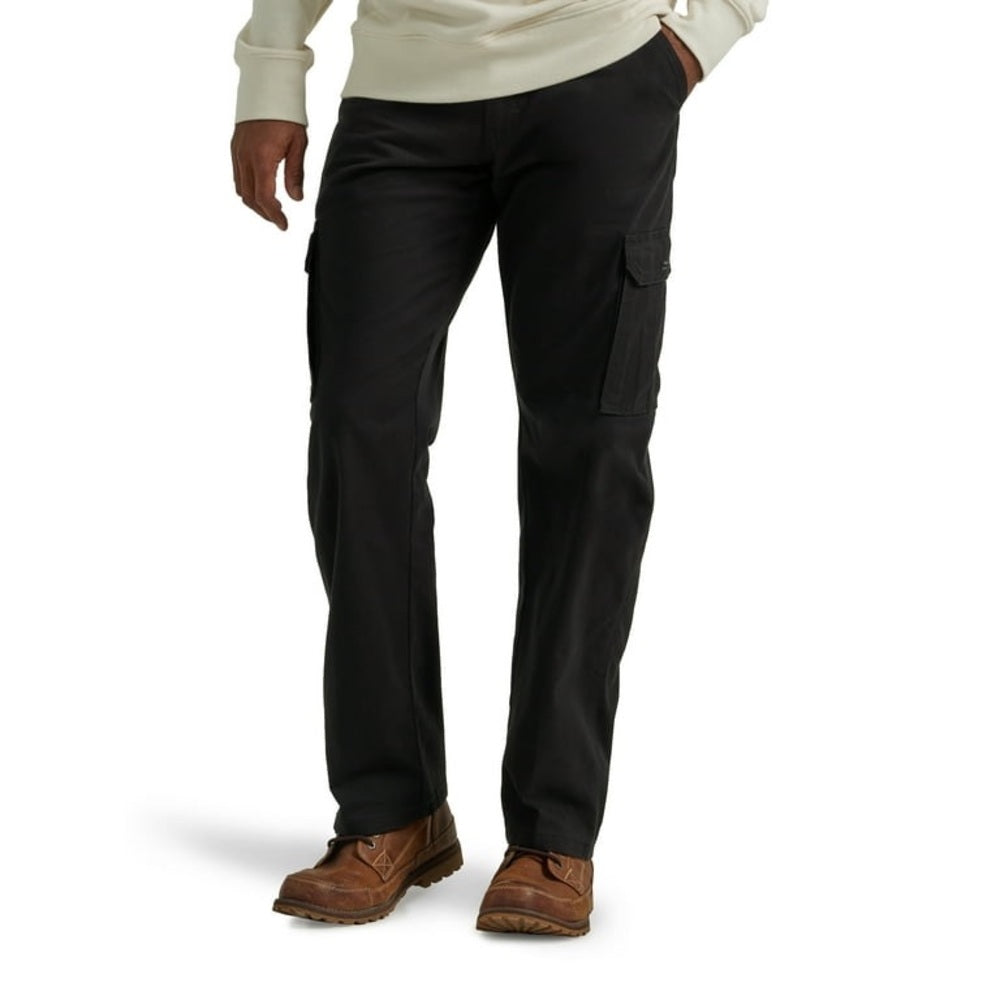 SZ 52 Men's BIG & Tall Black Cargo Pants