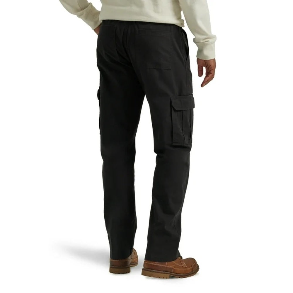 SZ 52 Men's BIG & Tall Black Cargo Pants