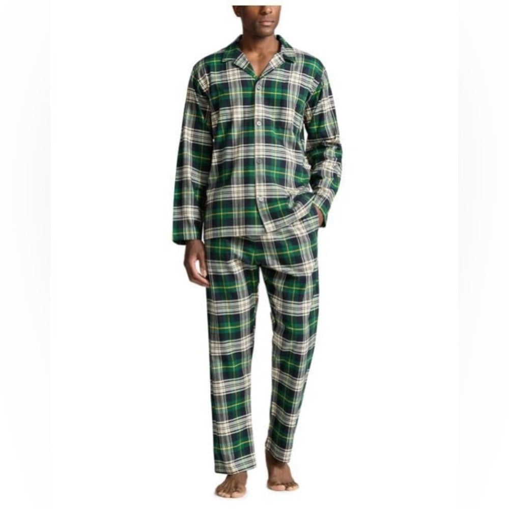 Polo Ralph Lauren
Men's Green 2-pc. Plaid Flannel Pajamas Set
