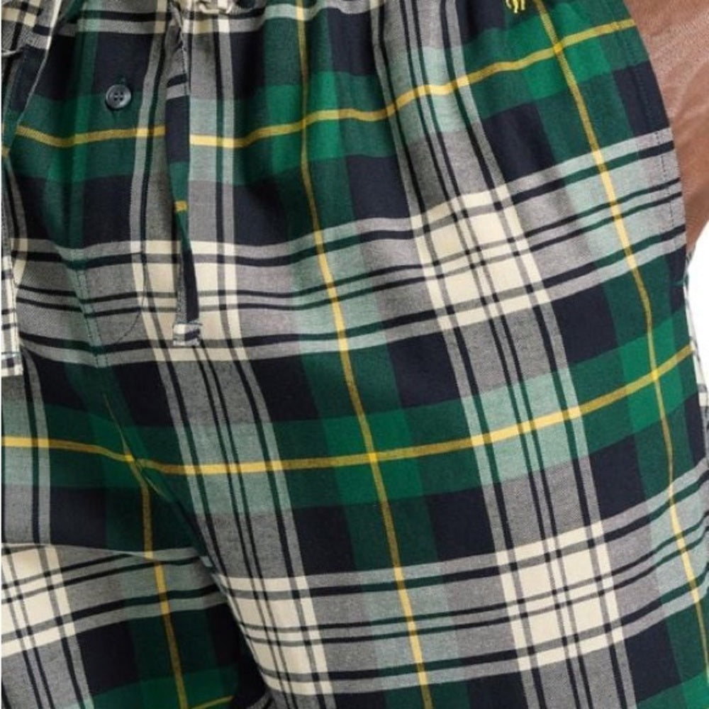 Polo Ralph Lauren
Men's Green 2-pc. Plaid Flannel Pajamas Set