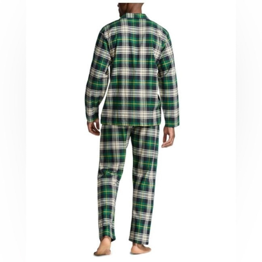 Polo Ralph Lauren
Men's Green 2-pc. Plaid Flannel Pajamas Set