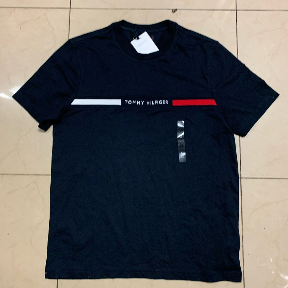 Tommy Hilfiger Men's Navy T-Shirt Sz medium