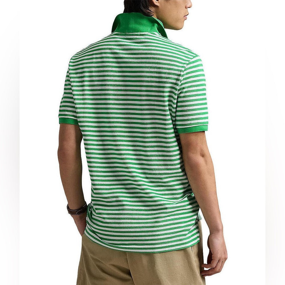 Polo by Ralph Lauren Green Striped Men's Shirt