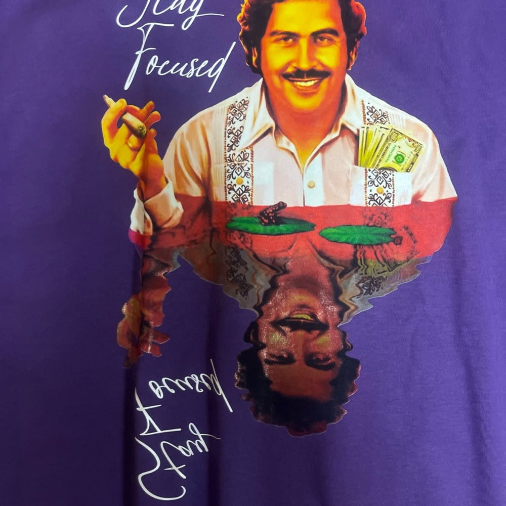 Purple Graphic Men's T-Shirt Pablo