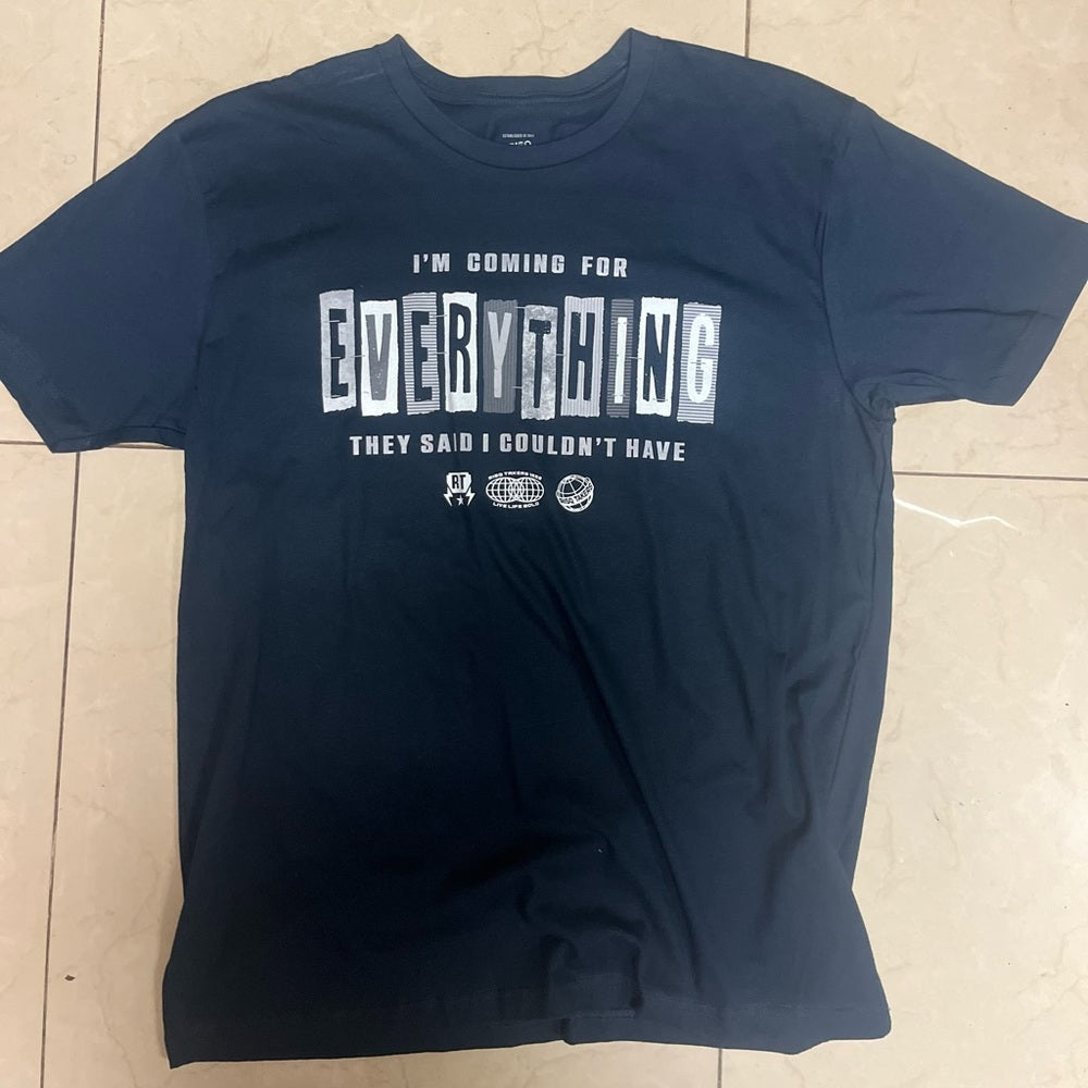 RISQ TAKERS IM COMING 4 EVERYTHING navy blue