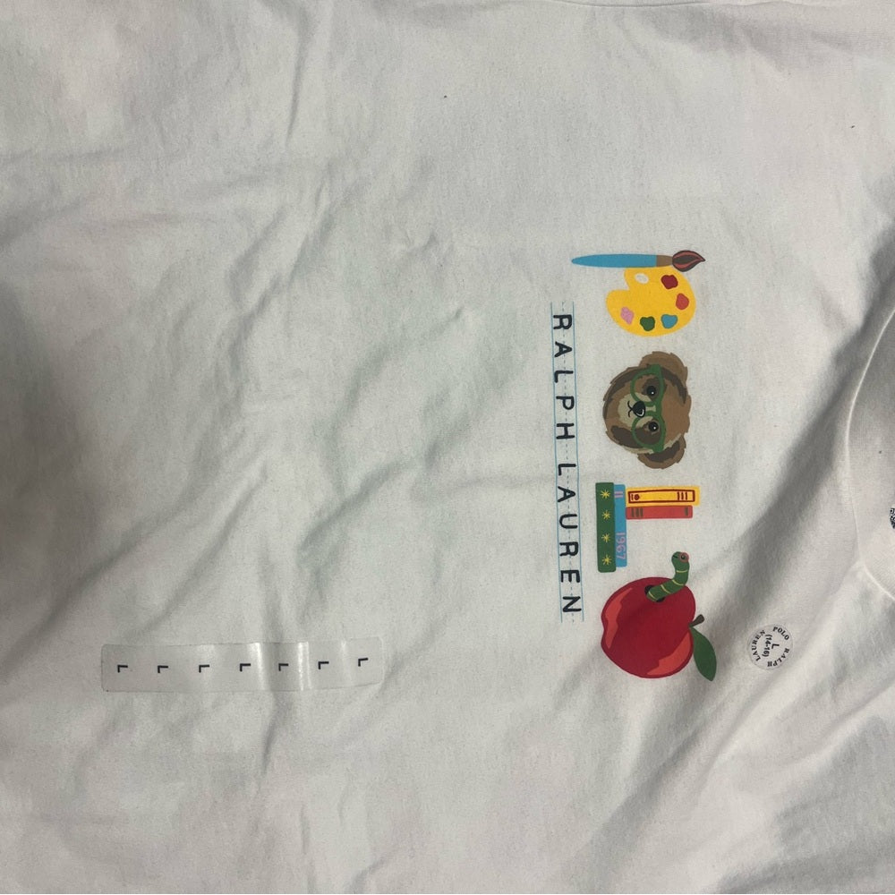 Ralph Lauren Kids White Graphic T-Shirt