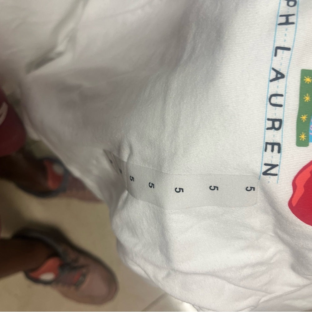 Ralph Lauren Kids White Graphic T-Shirt