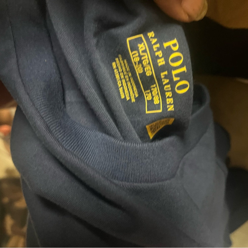 Ralph Lauren Navy T-Shirt with Red Logo Sz various