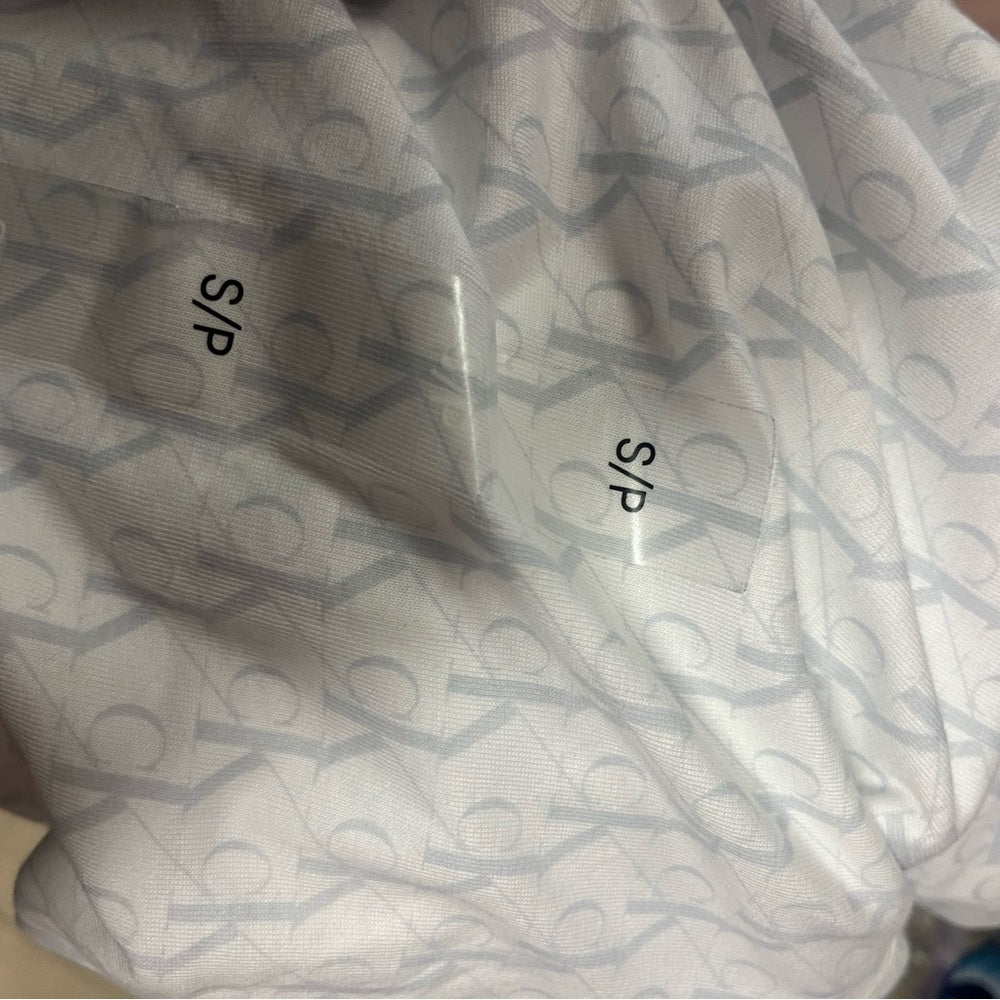 Calvin Klein Men's T-Shirt Liquid Touch White Large CK Logo New With Tag