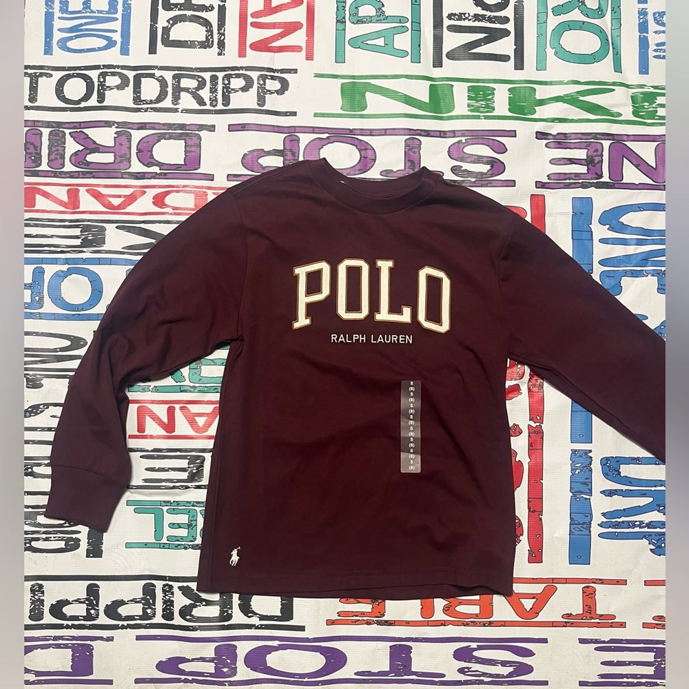 Polo Ralph Lauren Maroon Sweatshirt kids