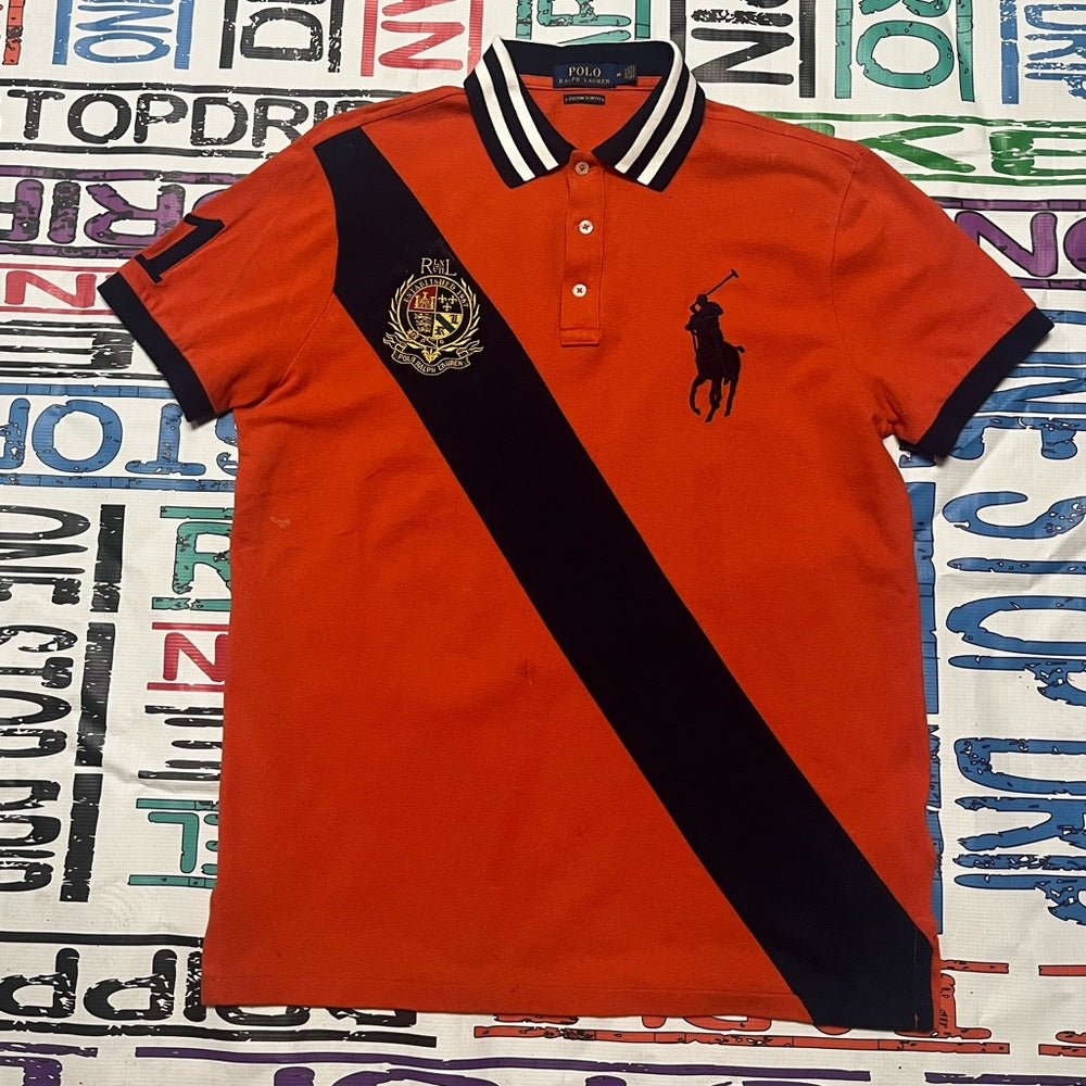 POLO RALPH LAUREN STRIPE BIG PONY NO 1 sz small