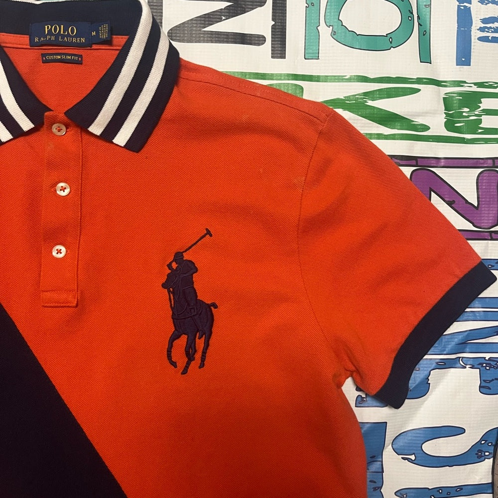 POLO RALPH LAUREN STRIPE BIG PONY NO 1 sz small