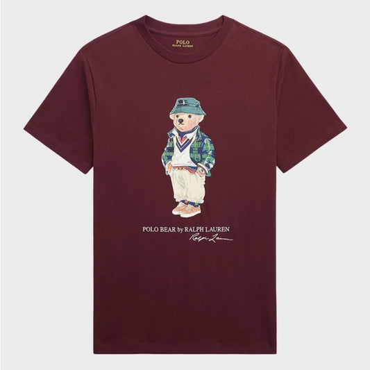 Ralph Lauren Kids Polo Bear T-Shirt - Burgundy