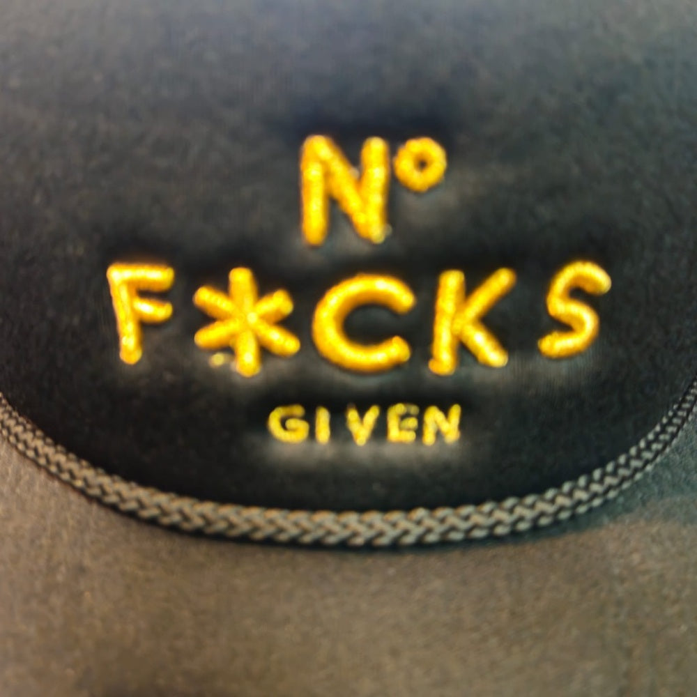 Black and Gold Trucker Cap