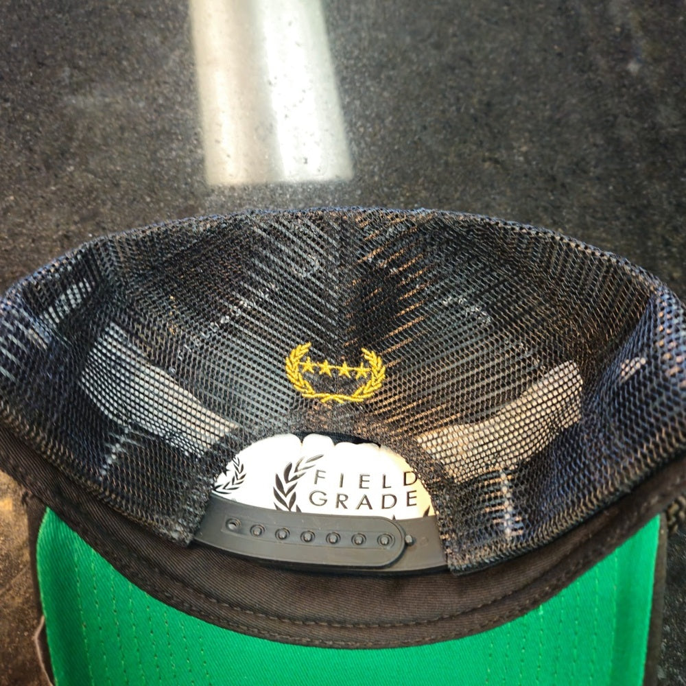 Black and Gold Trucker Cap
