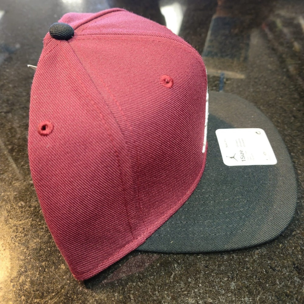 Nike Air Jordan Maroon and Black Cap